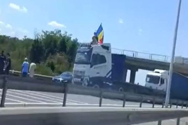 ȘOFERUL CARE A BLOCAT AUTOSTRADA A1, REȚINUT PENTRU 24 DE ORE 