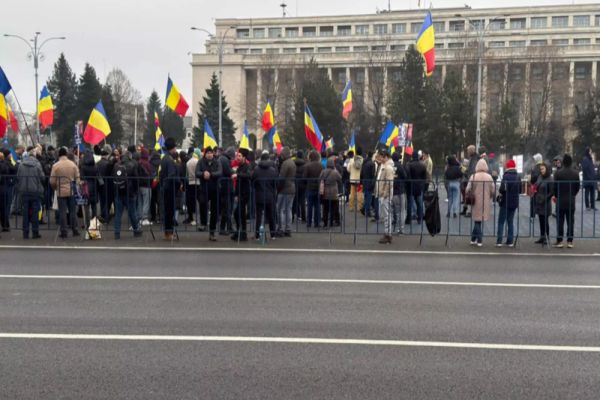 Protest al fermierilor, în Piața Victoriei. Anca Alexandrescu, prezentă la manifestație: "Singura putere este la popor"