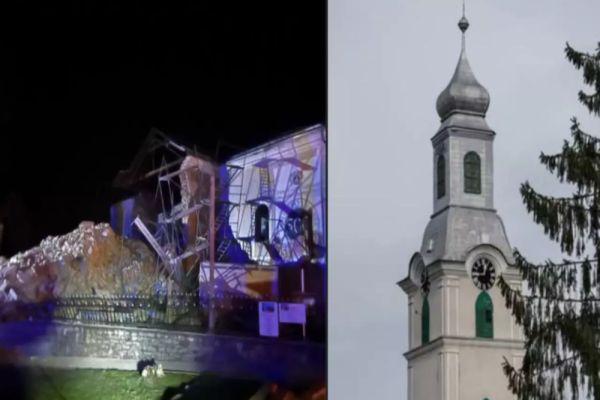 Anchetă uriașă după prăbușirea turnului Bisericii Reformate din județul Sălaj