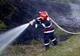 Incendiu la Perii Vadului, în apropierea căii ferate