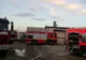 Incendiu la Şimleu Silvaniei. O hală, cuprinsă de flăcări