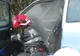 Autoturism aflat în trafic, cuprins de flăcări