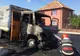 O autoutilitară a luat foc, la Borla. Circulaţia rutieră, blocată pe ambele sensuri