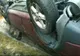 Accident în Fildu de Mijloc! Un tânăr din Cluj a lovit un stâlp şi s-a răsturnat cu maşina