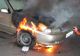 Autoturism, cuprins de flăcări în localitatea  Răstoci