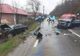 FOTO | Accident cu două maşini pe DN1H între Jibou şi Dej! Traficul este blocat pe ambele sensuri